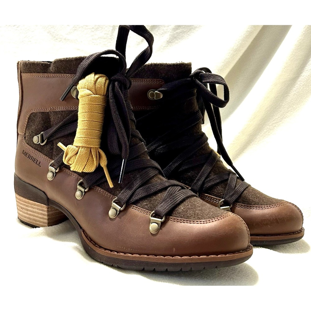 Merrell Shiloh II Warm Oak Chene J004418 Women's Ankle Boots Size 9M